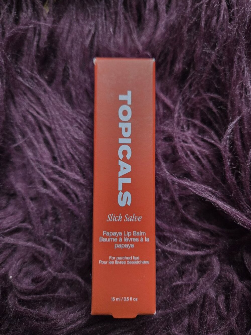 TOPICALS Slick Salve Lip Balm for Parched Lips (Papaya)